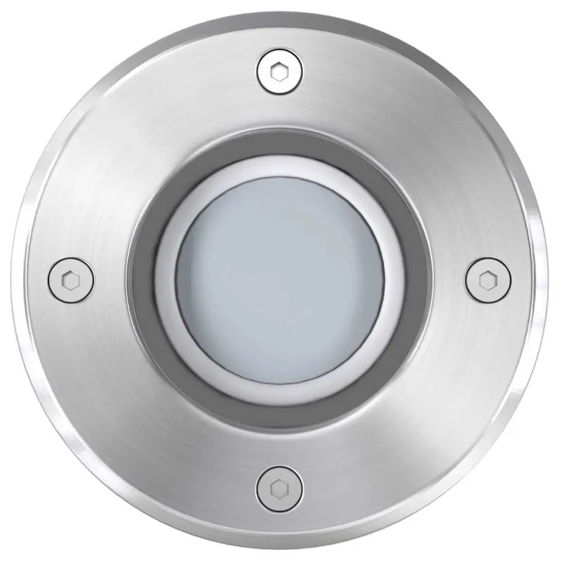 Lauko LED šviestuvai grindiniui, 3 vnt., apvalūs