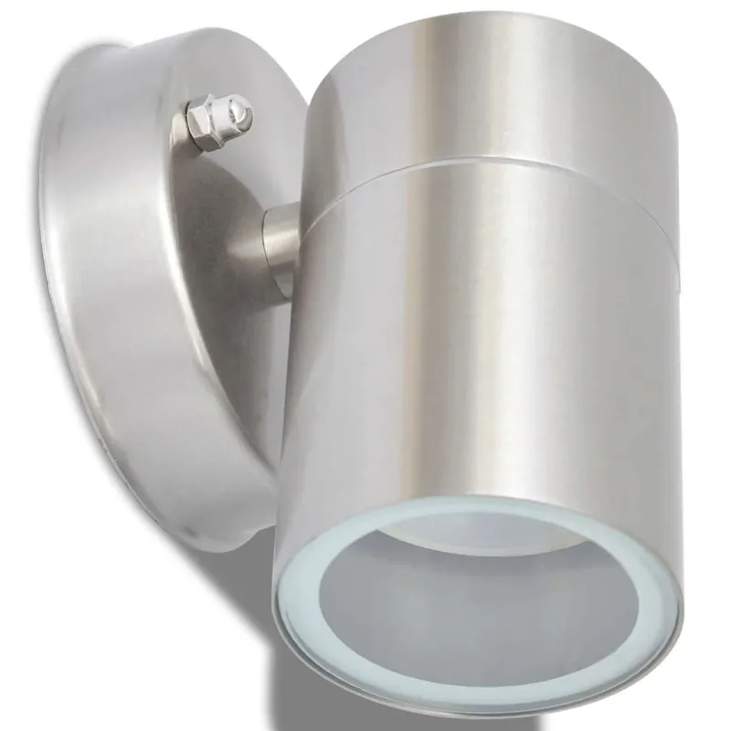 Lauko LED sien. šviest., 2vnt., nerūd. plien., šviesa į apačią