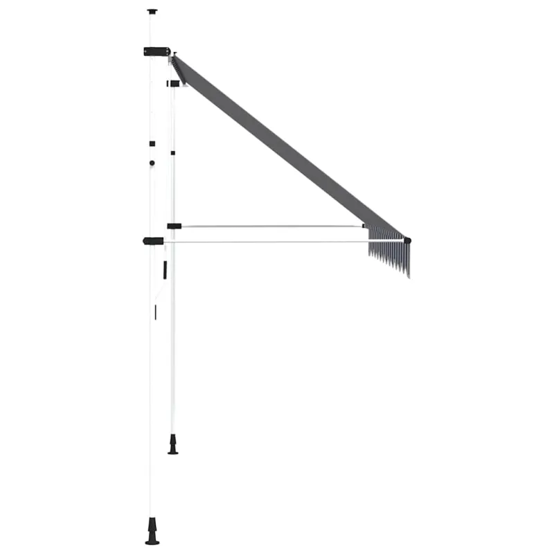 Rankiniu būdu ištraukiama markizė, mėlyni/balti dryžiai, 300cm
