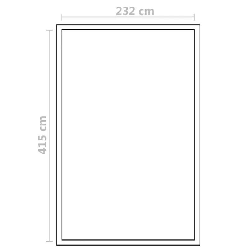 Šiltnamis, sustiprintas aliuminis, 10,53m²