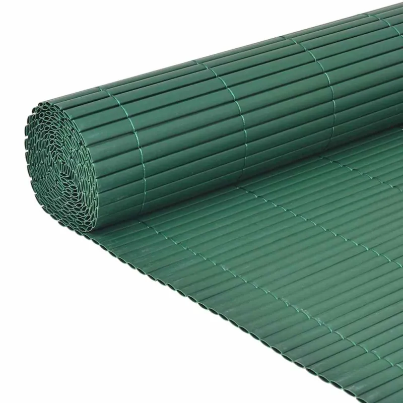 Dvipusė sodo tvora, žalia, 90x300cm, PVC