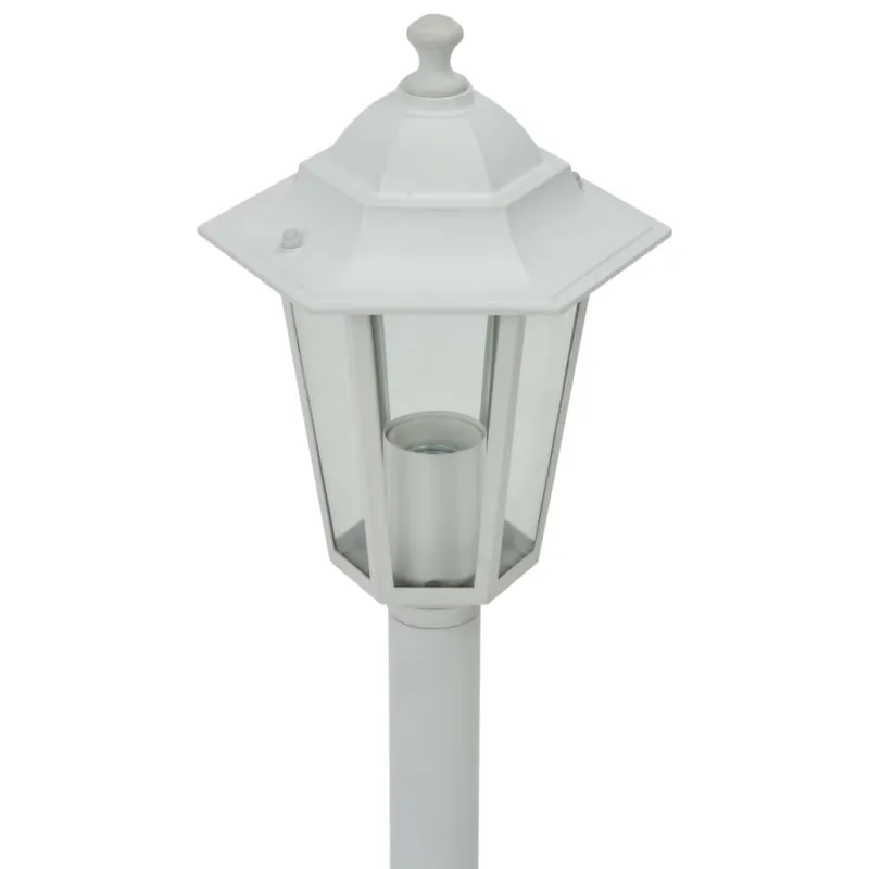 Sodo šviestuvai, 6vnt., E27, 110cm, aliuminis, balti