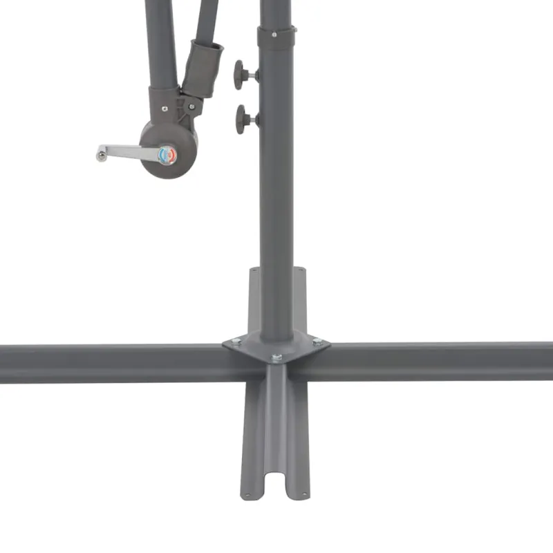 Gembinis sodo skėtis su aliuminiu stulpu, taupe, 300cm