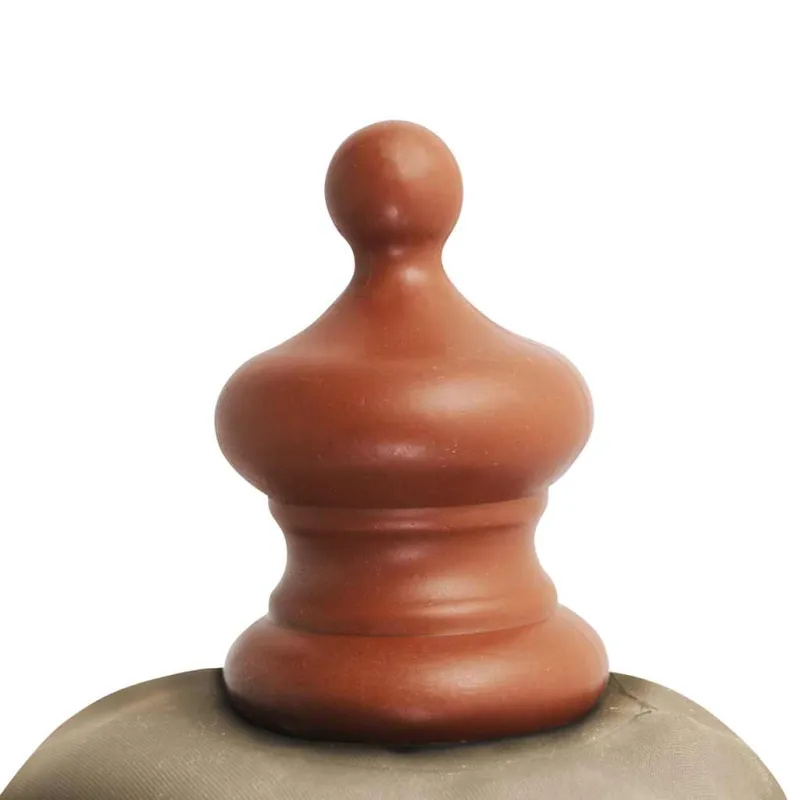 Lauko skėtis nuo saulės su mediniu stulpu, taupe spalvos, 350cm