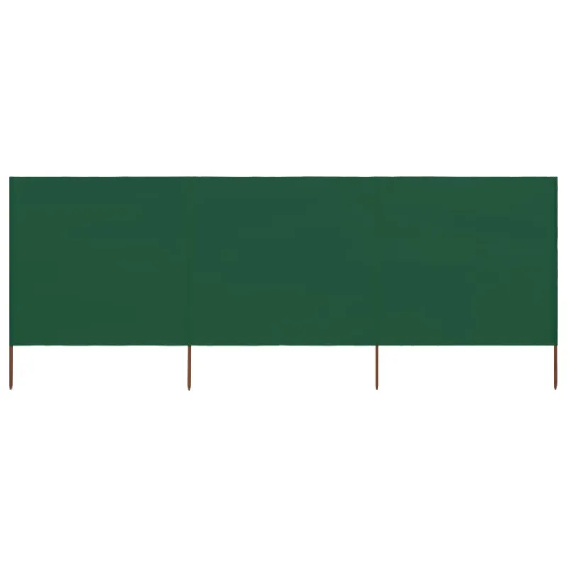 Uždanga nuo vėjo, žalios sp., 400x120cm, audinys, 3 plokštės