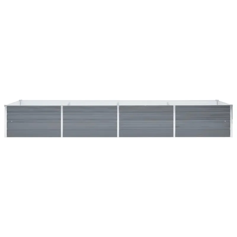 Lovelis, pilkas, galvanizuotas plienas, 320x80x45cm