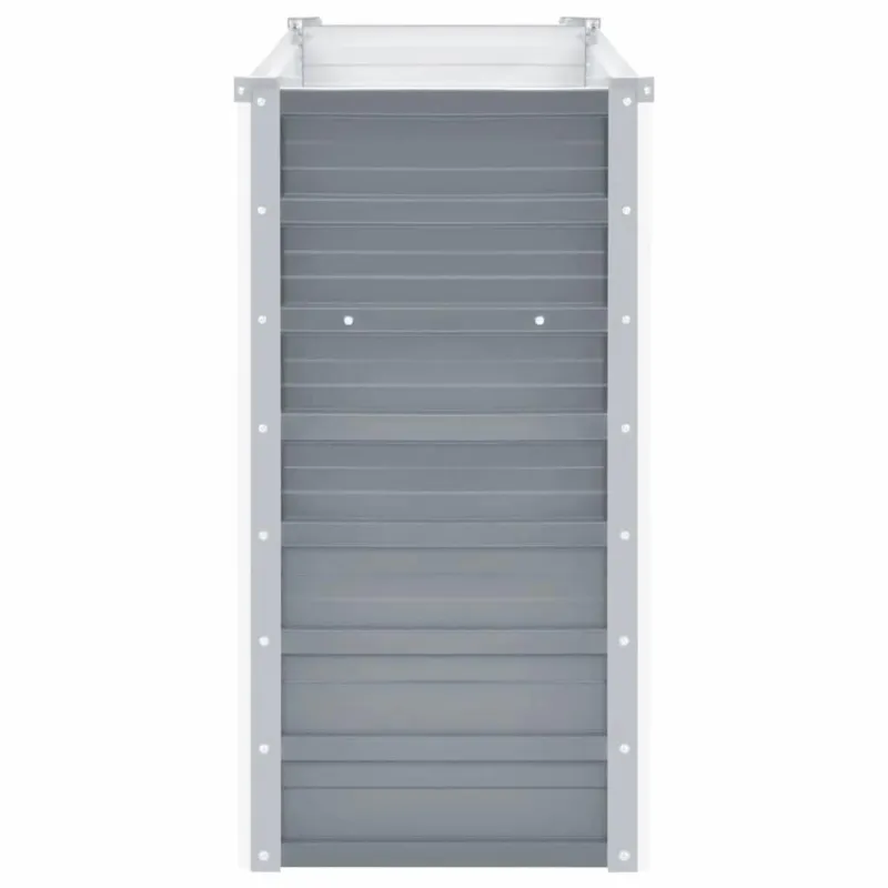 Lovelis, pilkos spalvos, 160x40x77cm, galvanizuotas plienas