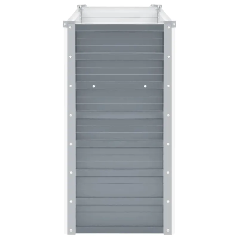 Lovelis, pilkas, galvanizuotas plienas, 100x40x77cm