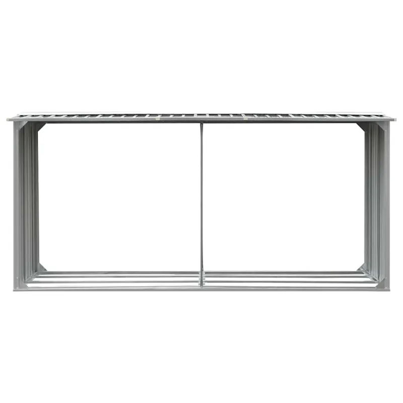 Sodo malkinė, galvanizuotas plienas, 330x92x153cm, pilka