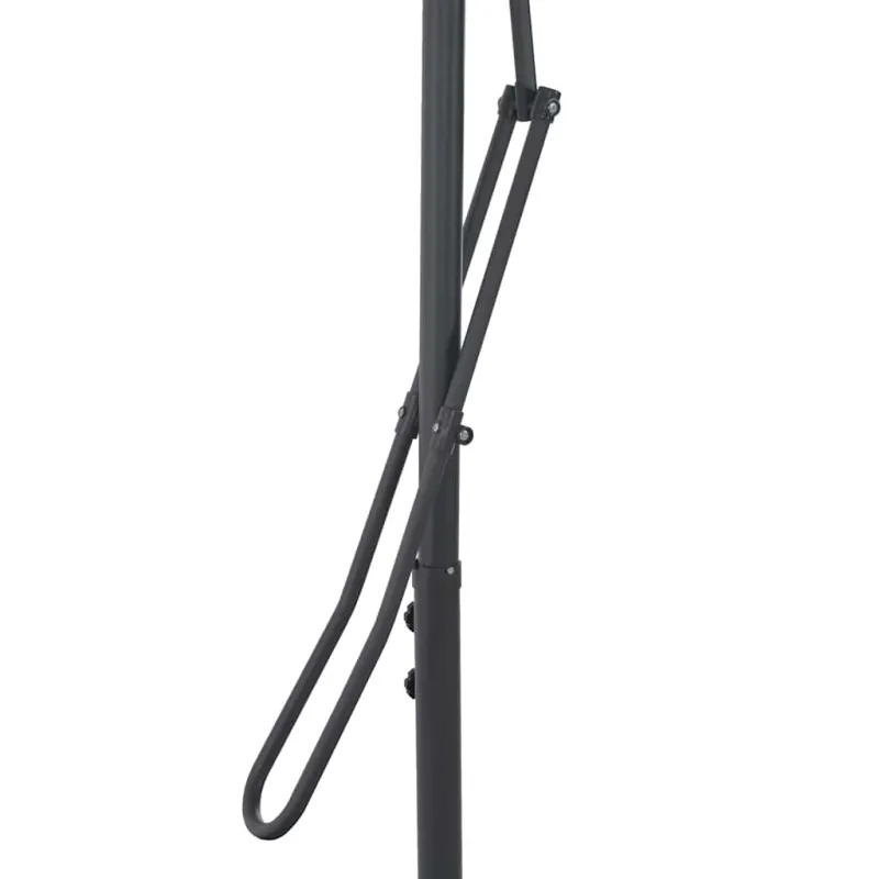 Lauko skėtis nuo saulės su plieniniu stulpu, žalias, 250x250cm