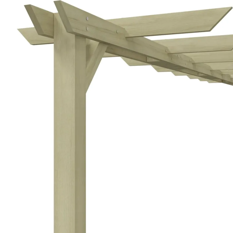 Sodo pergolė, 360x200x60cm, impregnuota pušies mediena
