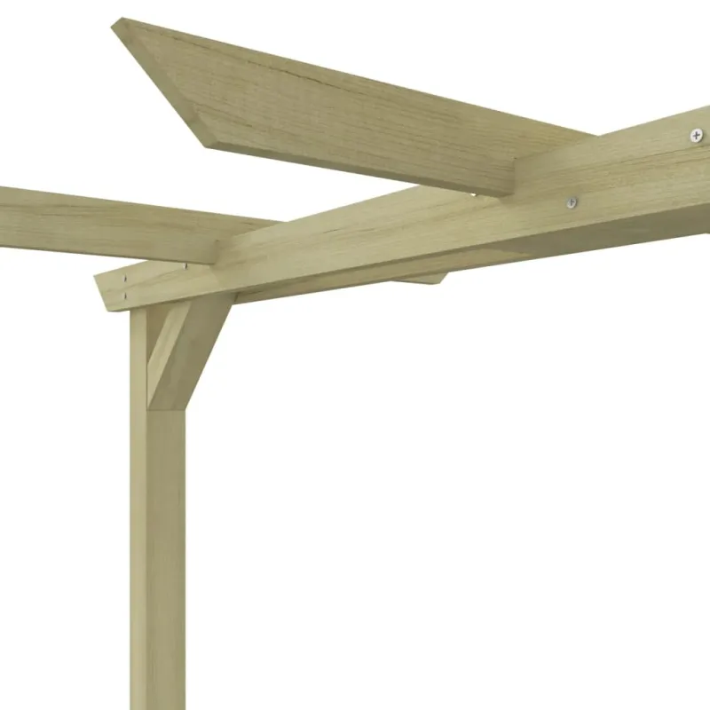 Sodo pergolė, 360x200x60cm, impregnuota pušies mediena