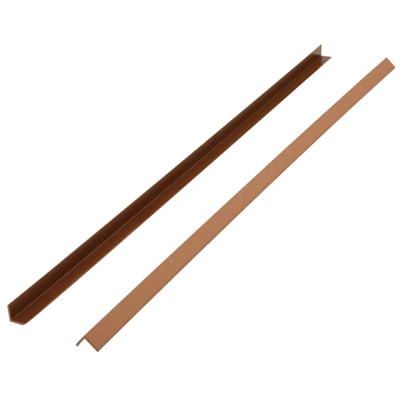 Kampiniai grindų dangos apvadai, 5vnt., rudi, 170cm, WPC