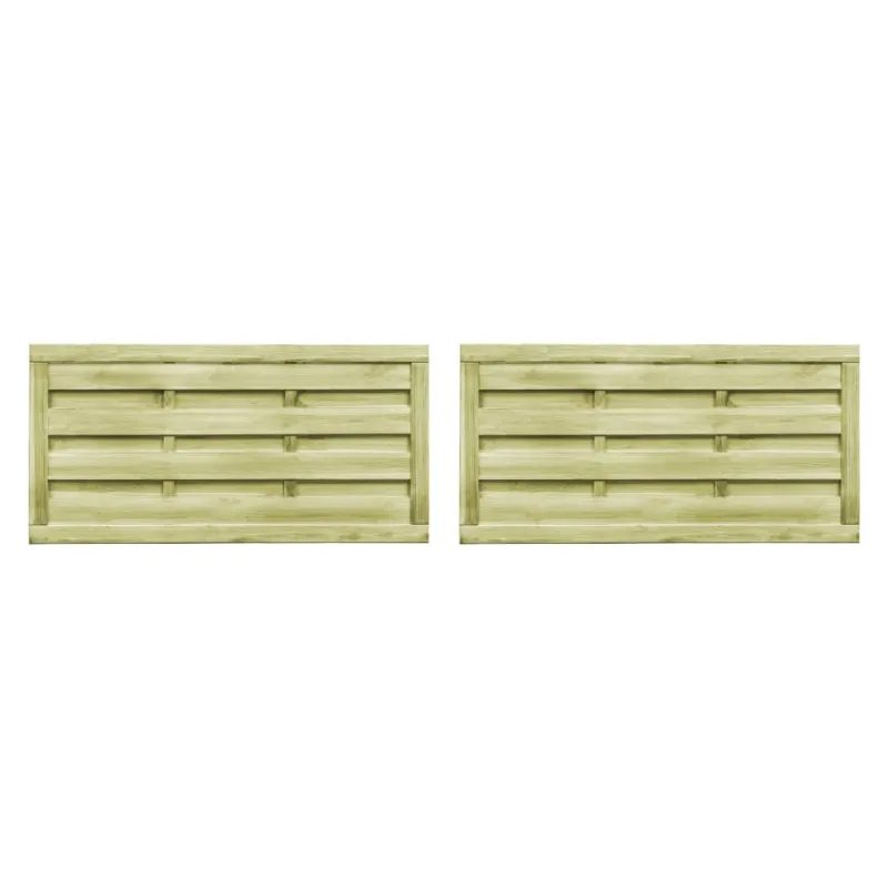 Sodo vartai, 2vnt., žali, 150x75cm, impregnuota pušies mediena