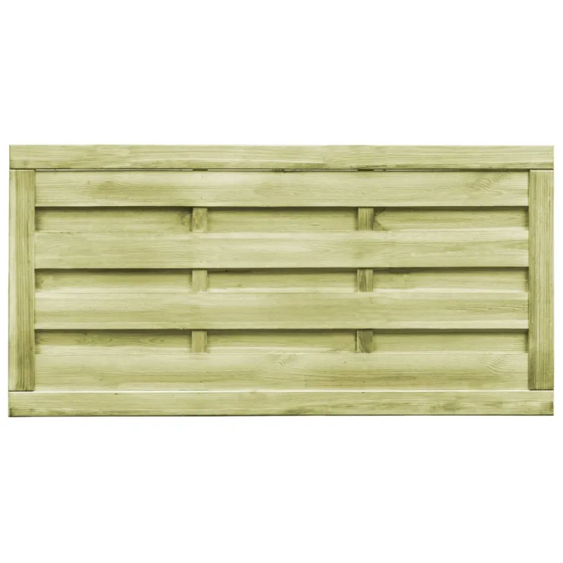 Sodo vartai, 2vnt., žali, 150x75cm, impregnuota pušies mediena