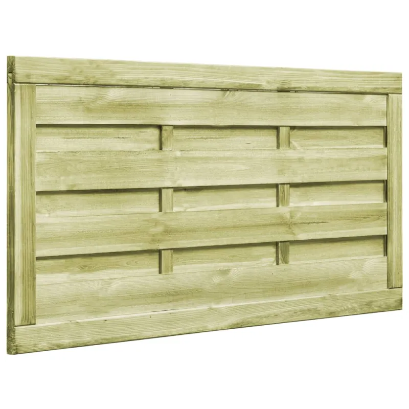 Sodo vartai, 2vnt., žali, 150x75cm, impregnuota pušies mediena