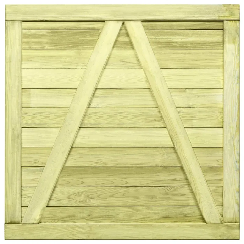 Sodo vartai, 100x100cm, impregnuota pušies mediena