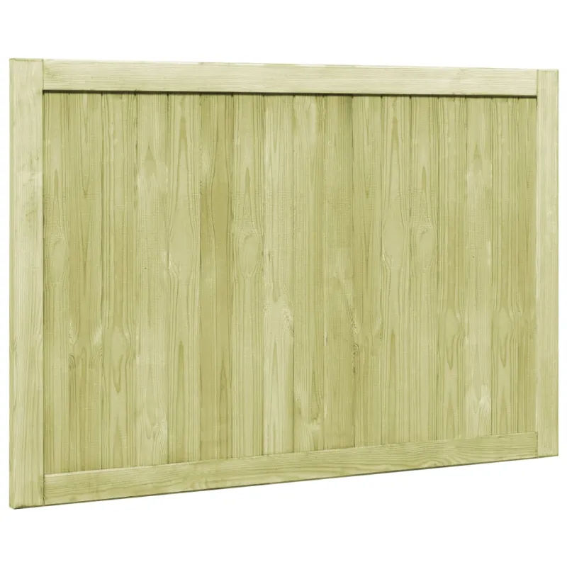 Sodo vartai, 2vnt., 300x100cm, impregnuota pušies mediena