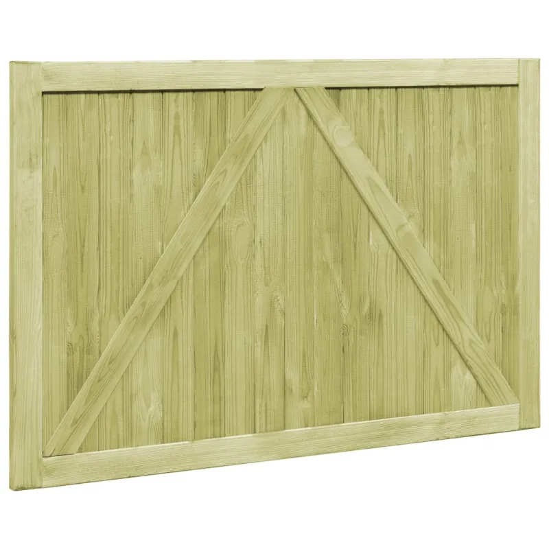 Sodo vartai, 2vnt., 300x100cm, impregnuota pušies mediena