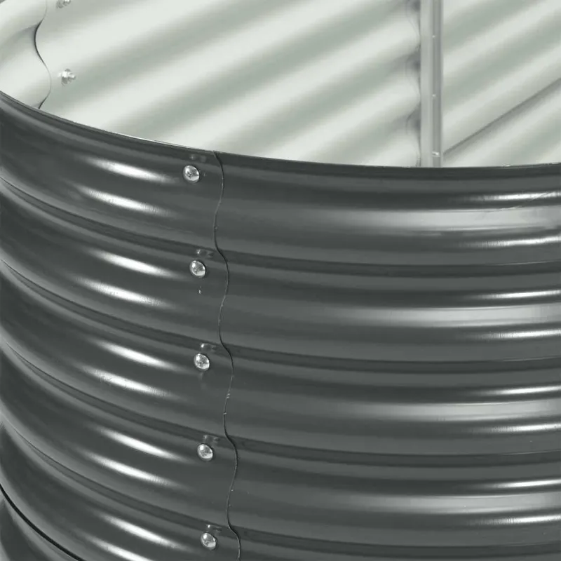 Lovelis, pilkas, 320x80x81cm, galvanizuotas plienas, aukštas