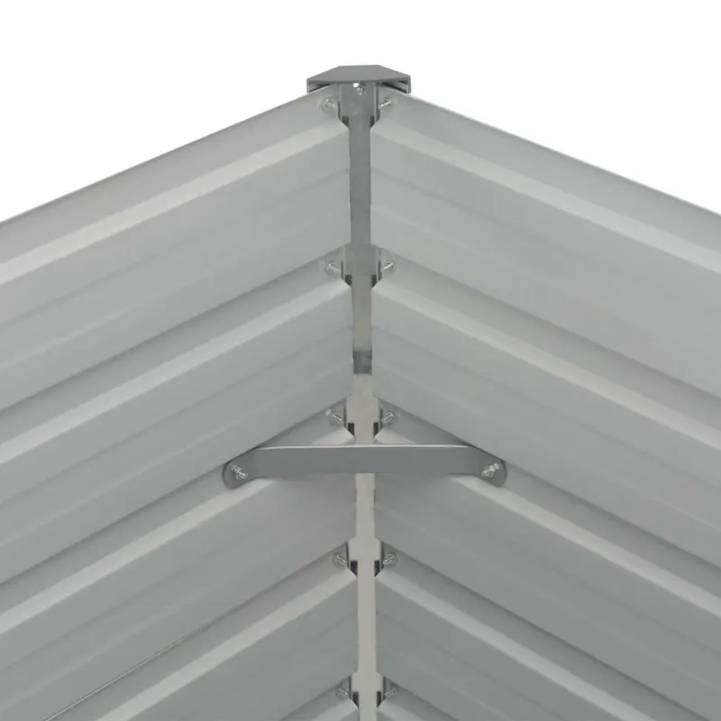 Pakeltas sodo lovelis, rudas, 160x88x77cm, galvan. plienas