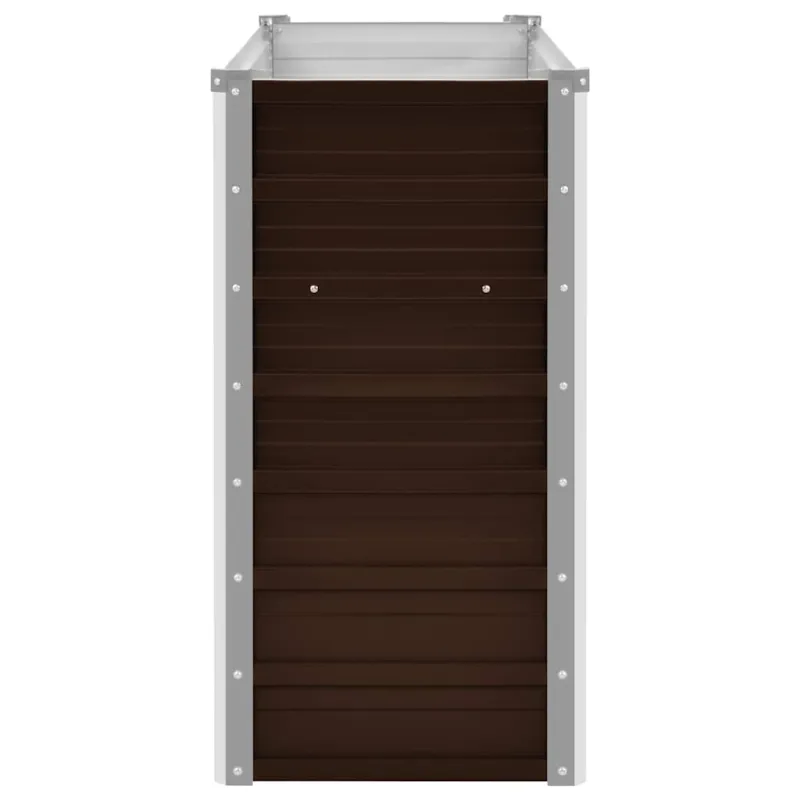 Lovelis, rudas, 100x40x77cm, galvanizuotas plienas, aukštas