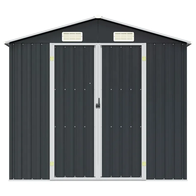 Sodo pašiūrė, antracito, 205x129x183cm, galvanizuotas plienas