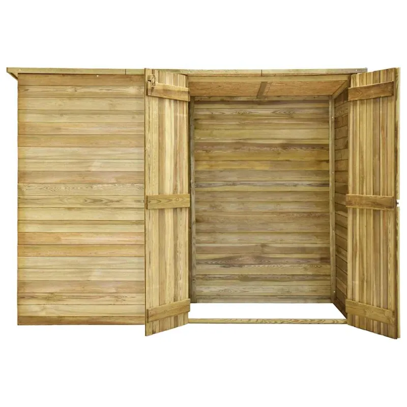 Pašiūrė sodo įrankiams, 232x110x170cm, impregnuota pušies med.