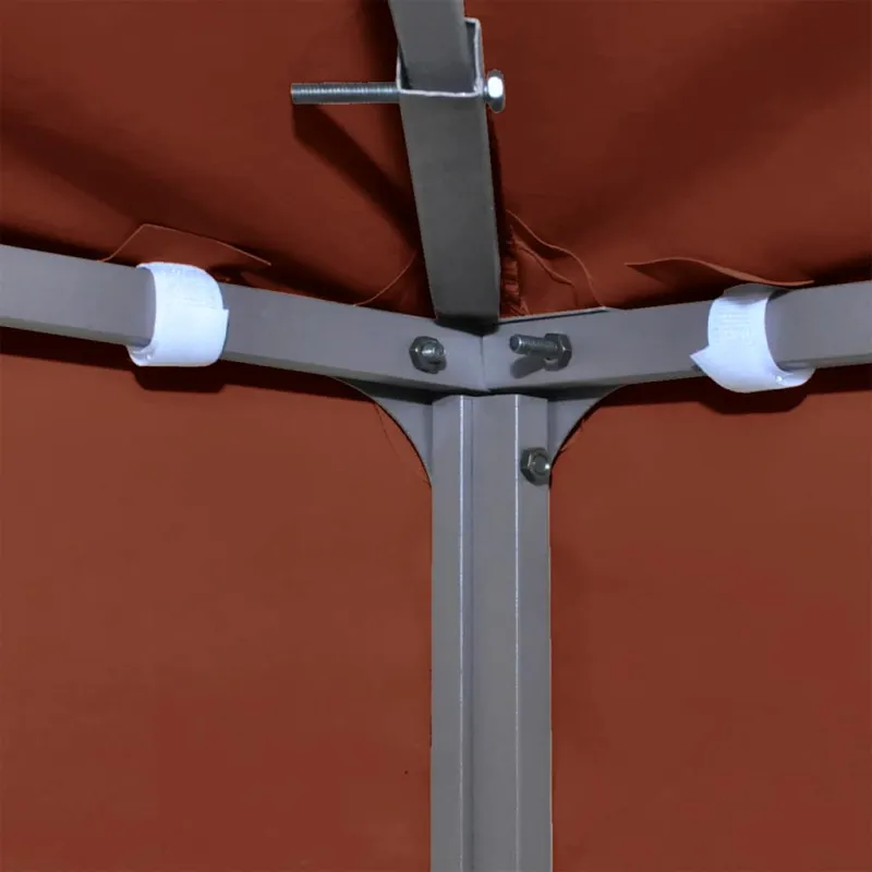 Pavėsinės uždangalas, 2 pakopų, terakota, 4x3m, 310 g/m²