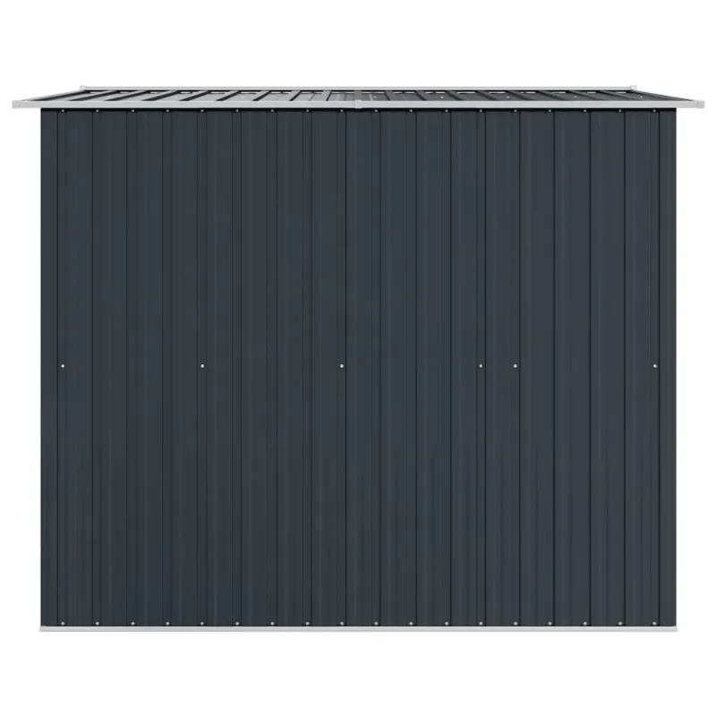 Sodo sandėliukas, antracito spalvos, 257x205x178cm, plienas