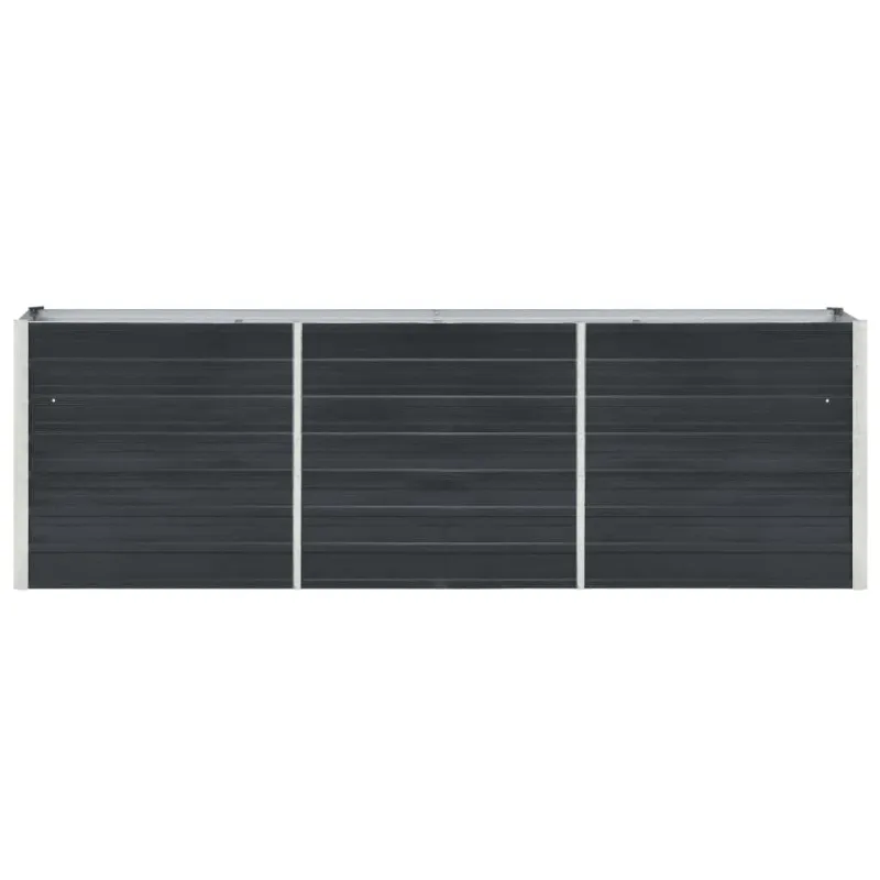 Lovelis, antracito, 240x40x77cm, galvanizuotas plienas, aukštas