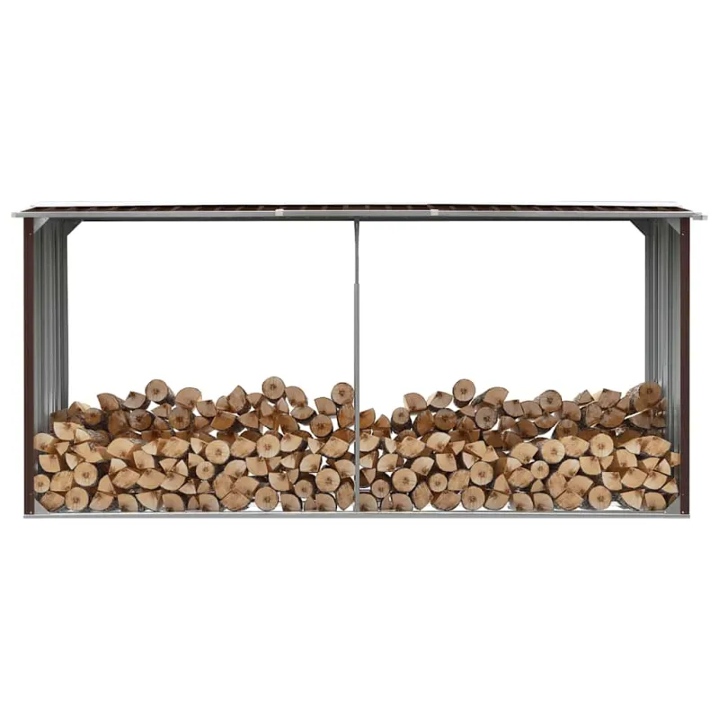 Sodo malkinė, ruda, 330x92x153cm, galvanizuotas plienas