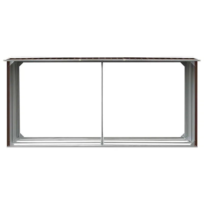 Sodo malkinė, ruda, 330x92x153cm, galvanizuotas plienas