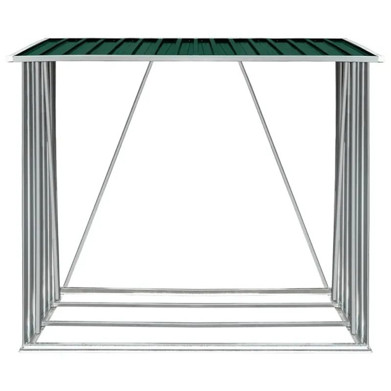 Sodo malkinė, žalia, 163x83x154cm, galvanizuotas plienas