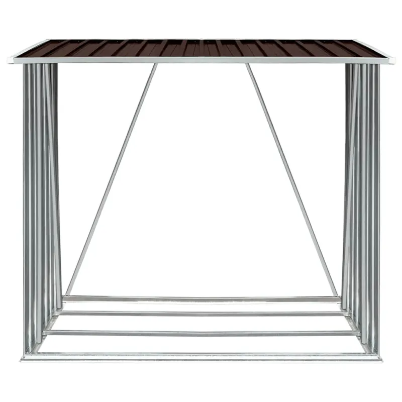 Sodo malkinė, ruda, 163x83x154cm, galvanizuotas plienas