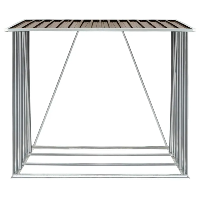 Sodo malkinė, ruda, 163x83x154cm, galvanizuotas plienas