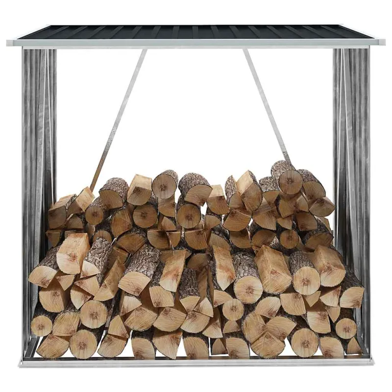 Sodo malkinė, antracito, 163x83x154cm, galvanizuotas plienas