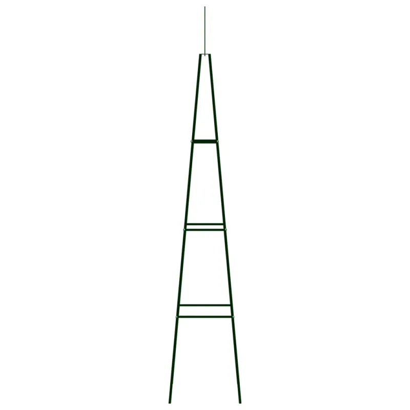 Stovai vijokliniams augalams, 2vnt., tamsiai žalia, 35x35x195cm