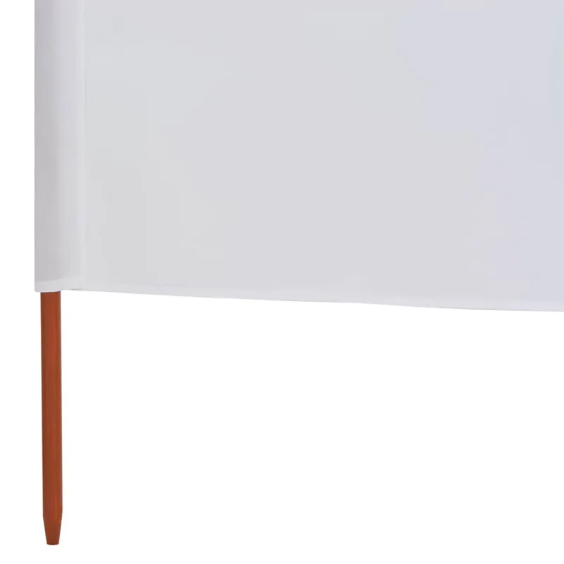 Uždanga nuo vėjo, 5 plokštės, smėlio balta, 600x120cm, audinys