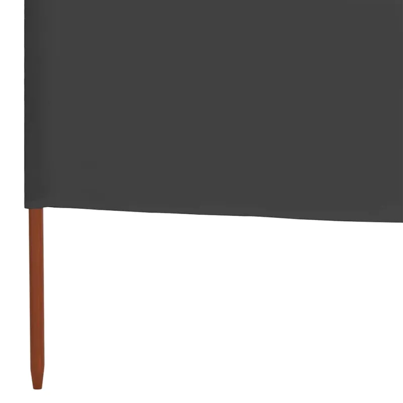 Uždanga nuo vėjo, antracito, 800x120cm, audinys, 6 plokštės
