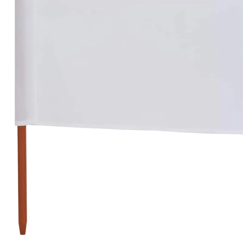 Uždanga nuo vėjo, 6 plokštės, smėlio balta, 800x160cm, audinys