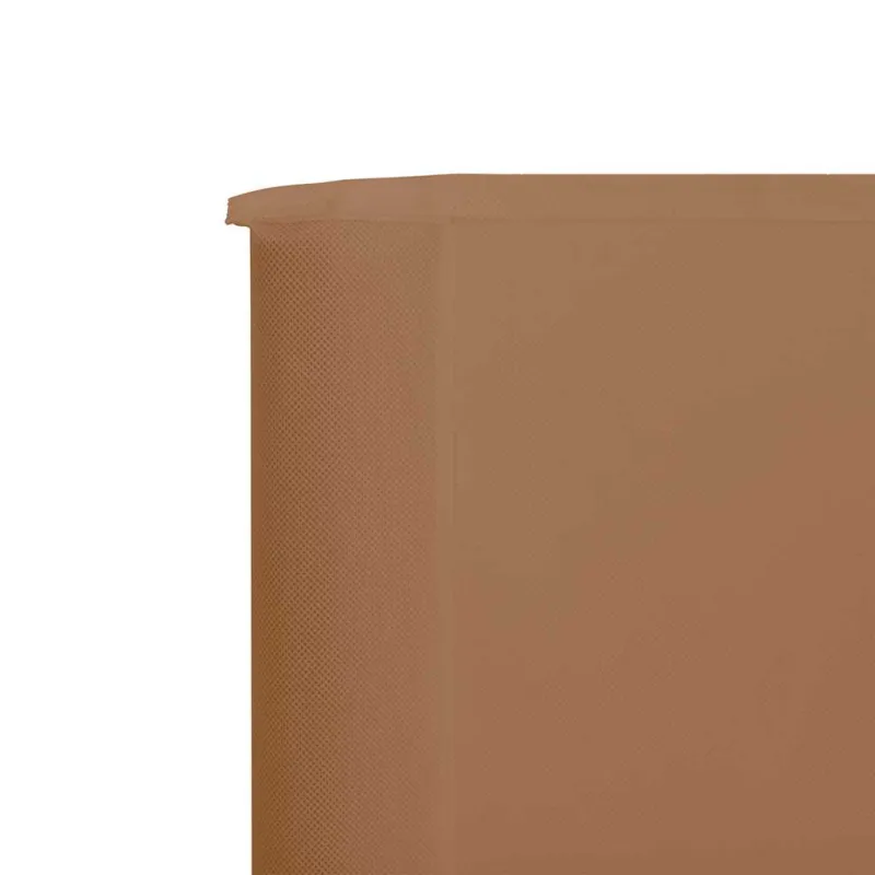 Uždanga nuo vėjo, 9 plokštės, taupe, 1200x120cm, audinys