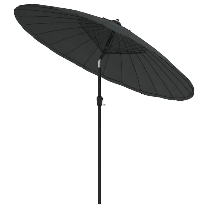 Lauko skėtis nuo saulės su aliuminio stulpu, antracito, 270cm