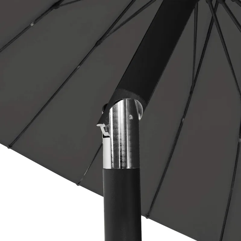 Lauko skėtis nuo saulės su aliuminio stulpu, antracito, 270cm
