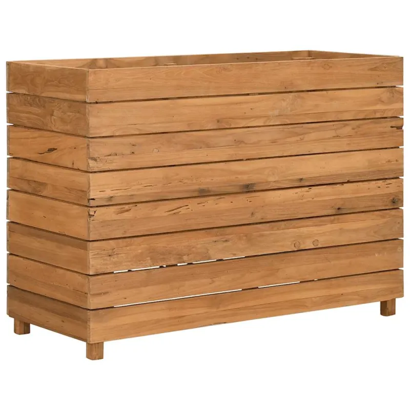 Aukštas lovelis, 100x40x72cm, perdirbtas tikmedis ir plienas