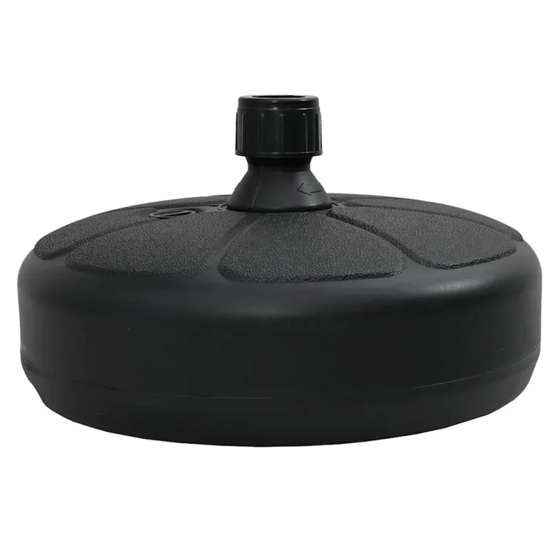 Skėčio pagrindas, juodas, pildomas smėliu/vandeniu, 15l