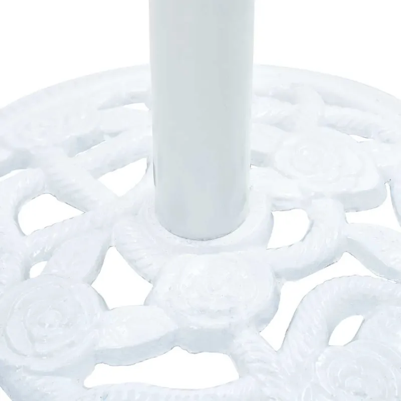 Lauko skėčio pagrindas, baltos spalvos, 9kg, 40cm, ketus