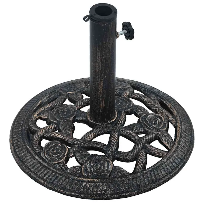 Lauko skėčio pagrindas, juoda ir bronza, 9kg, 40cm, ketus