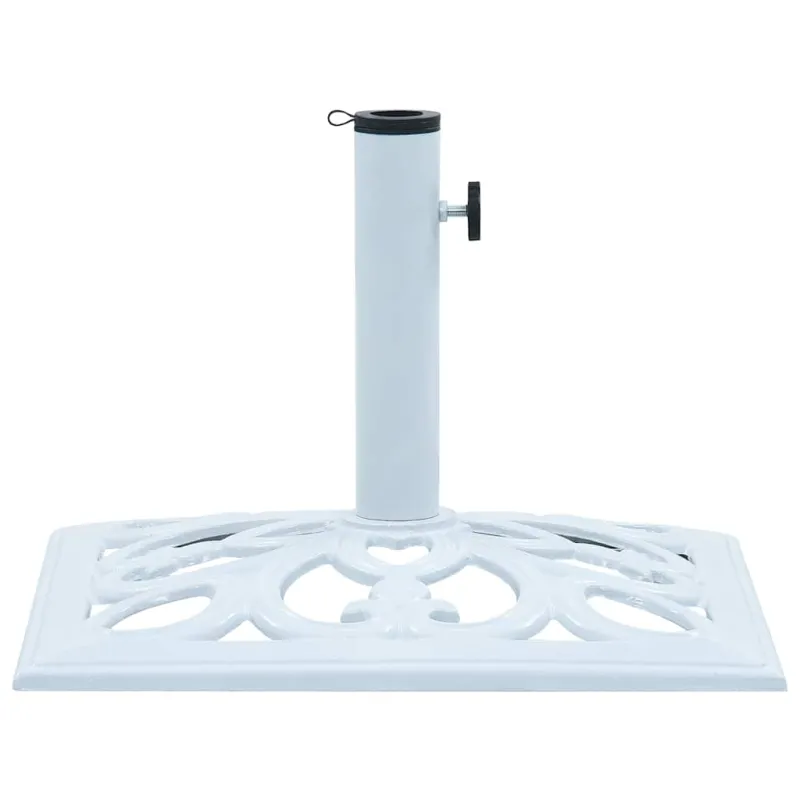 Skėčio pagrindas, baltos spalvos, ketus, 12kg, 49cm