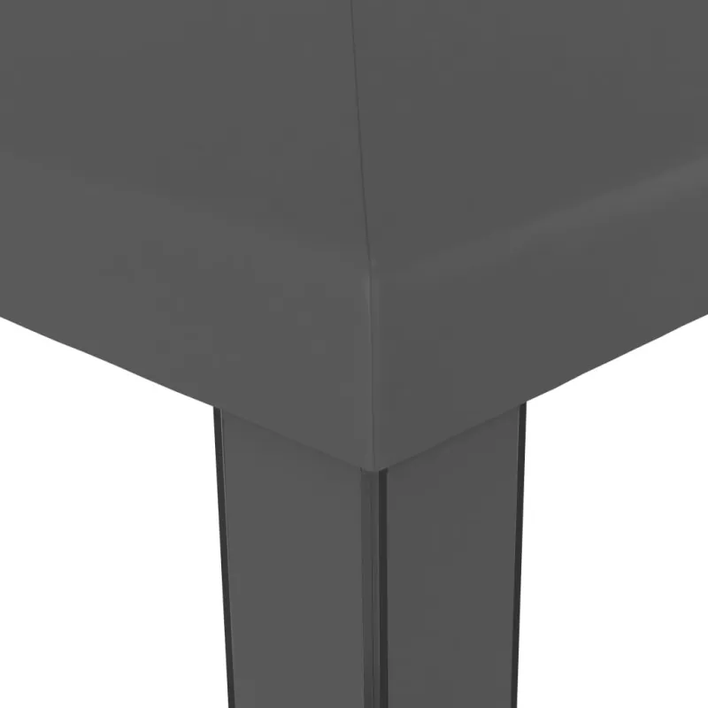 Pavėsinė su dvigubu stogu, 3x6m, antracito spalvos